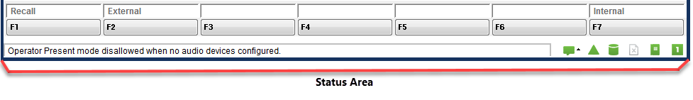 Status Area