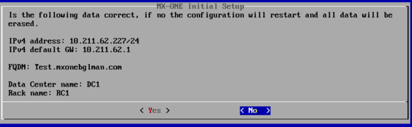 Initial Setup of the Master Server