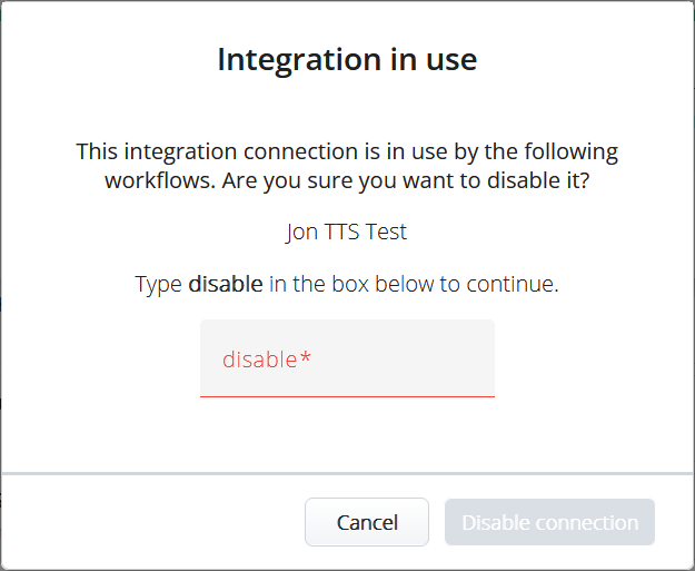 Integration in use