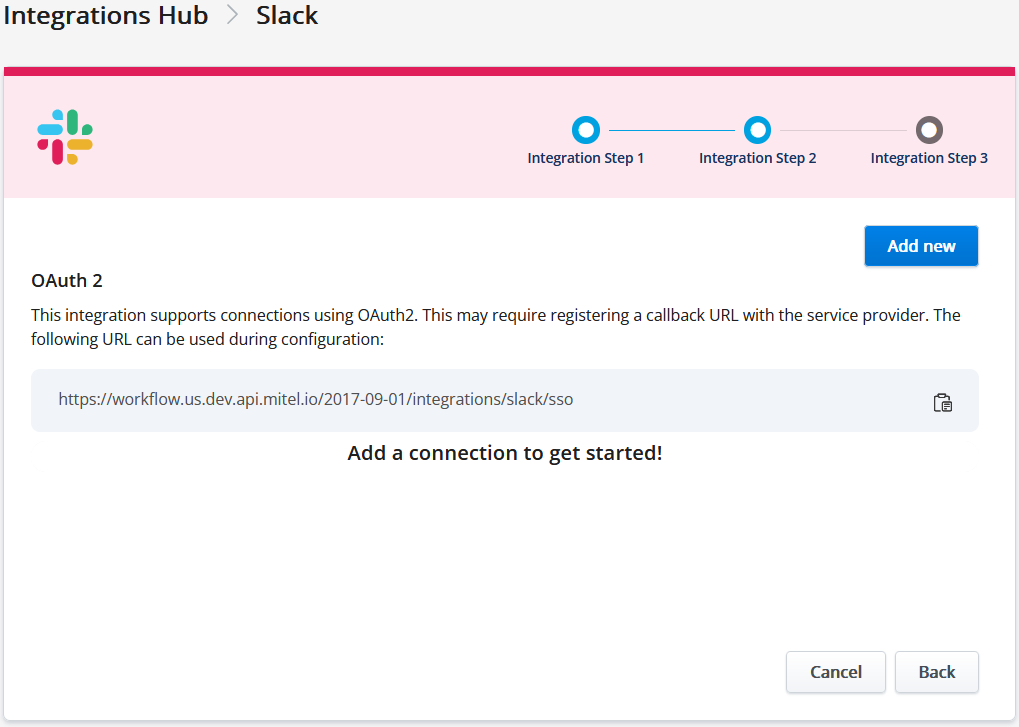 Add a connection to get started