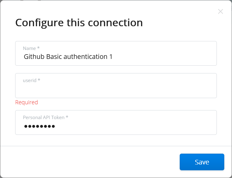 GitHub Integration - Configure this connection