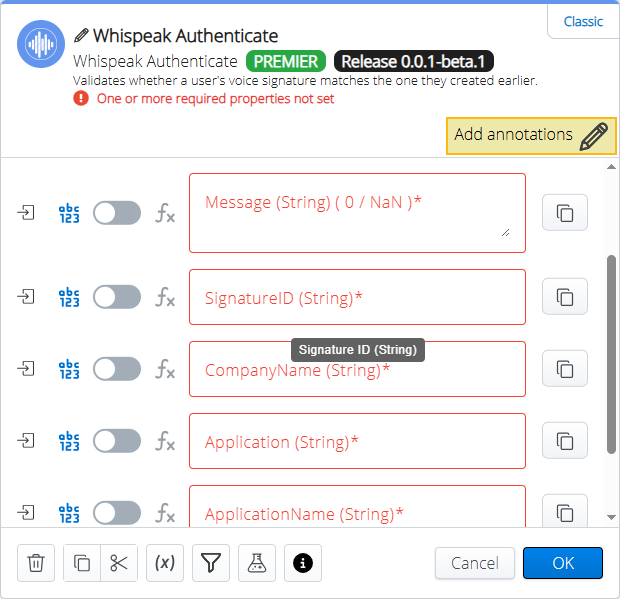 Whispeak Authenticate