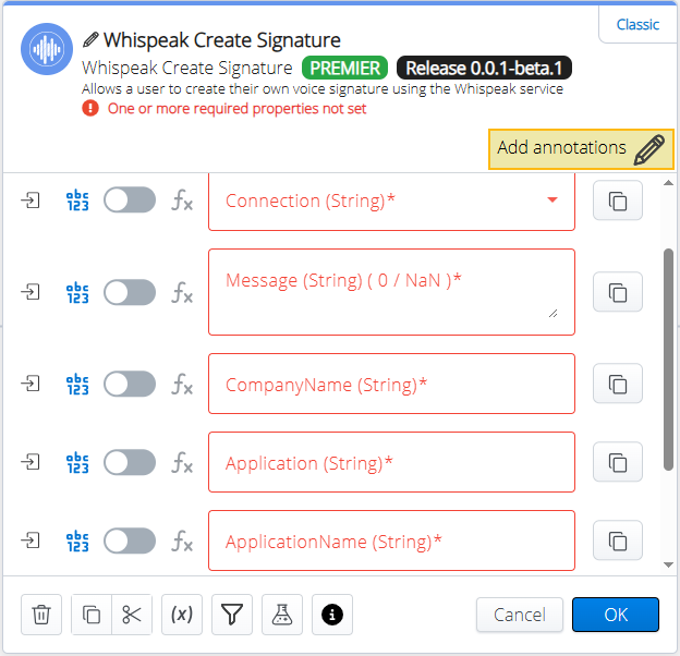Whispeak Create Signature