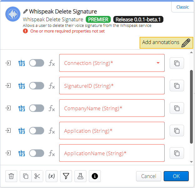 Whispeak Delete Signature