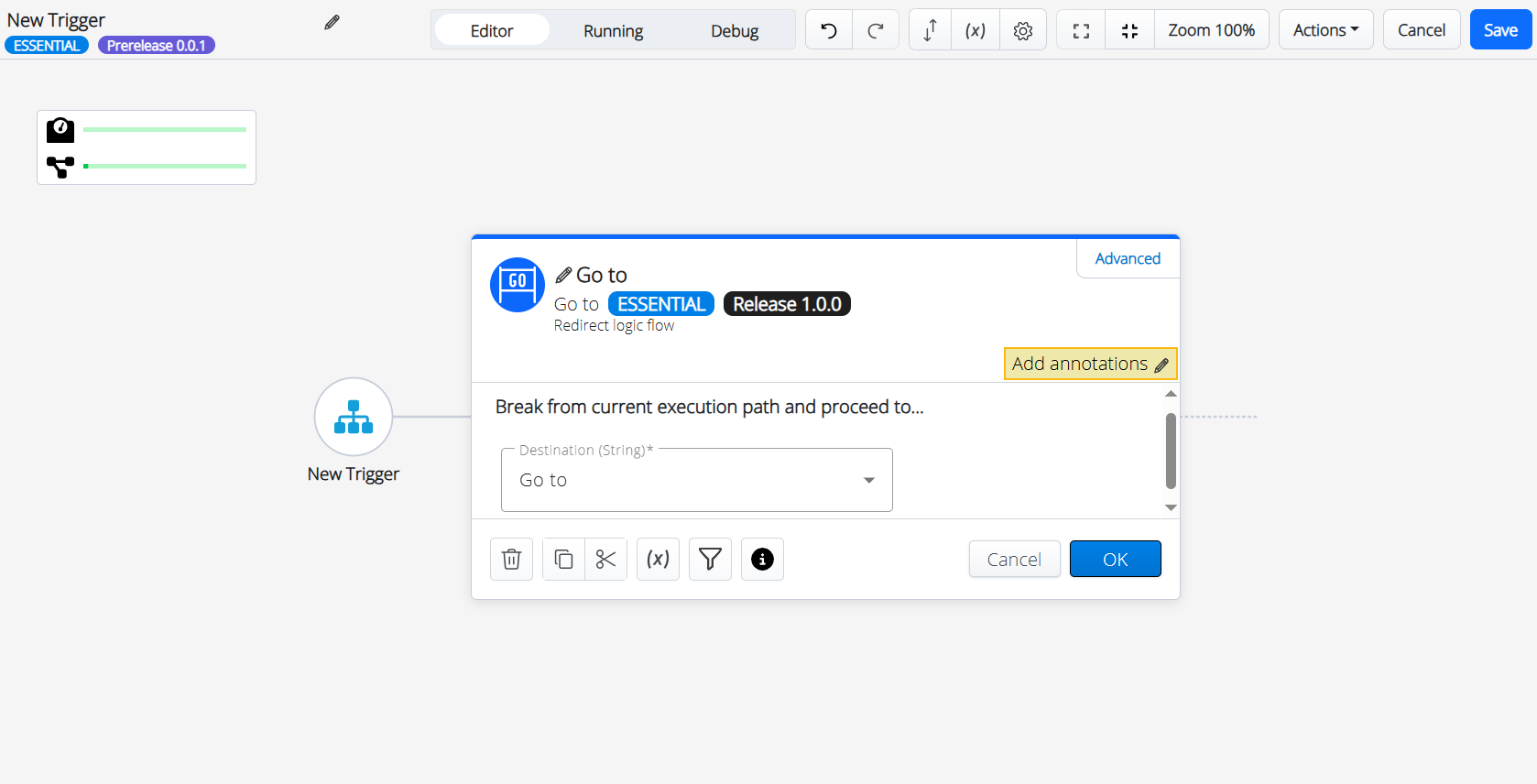 Add Activity Parameters