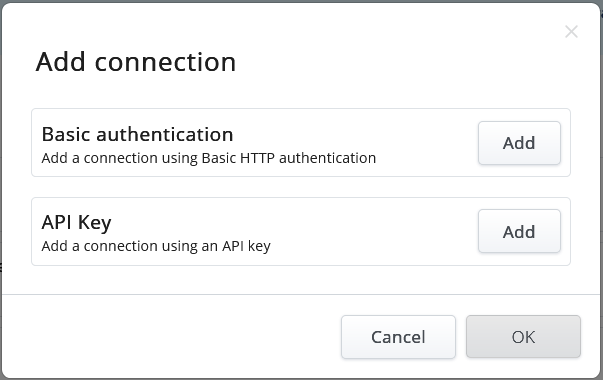 HTTP Integration - Add connection